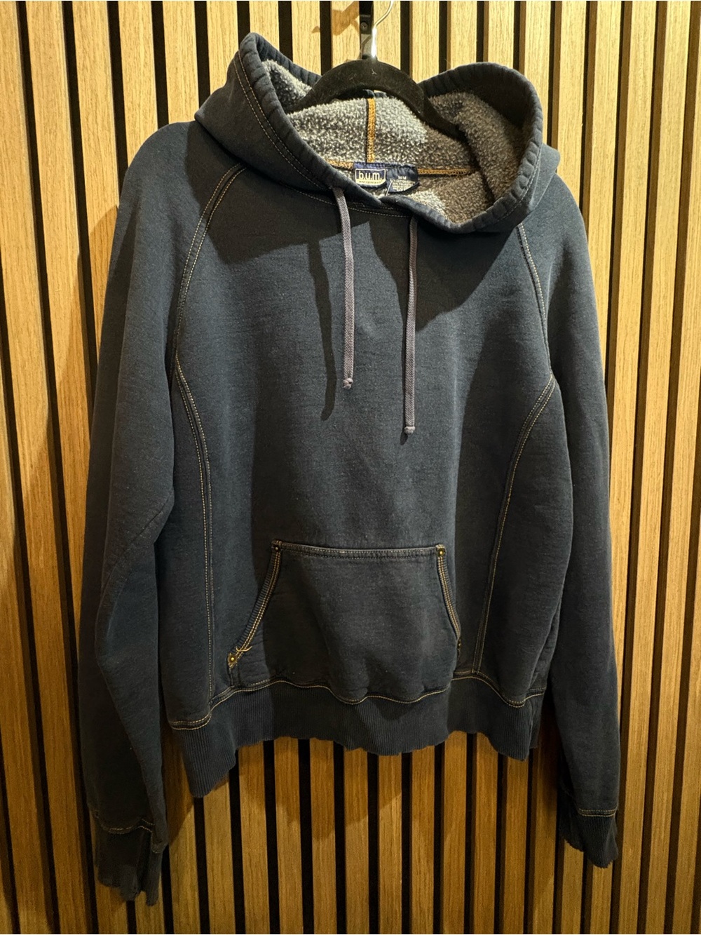 Vintage Hooded Sherpa Sweatshirt - Unbranded